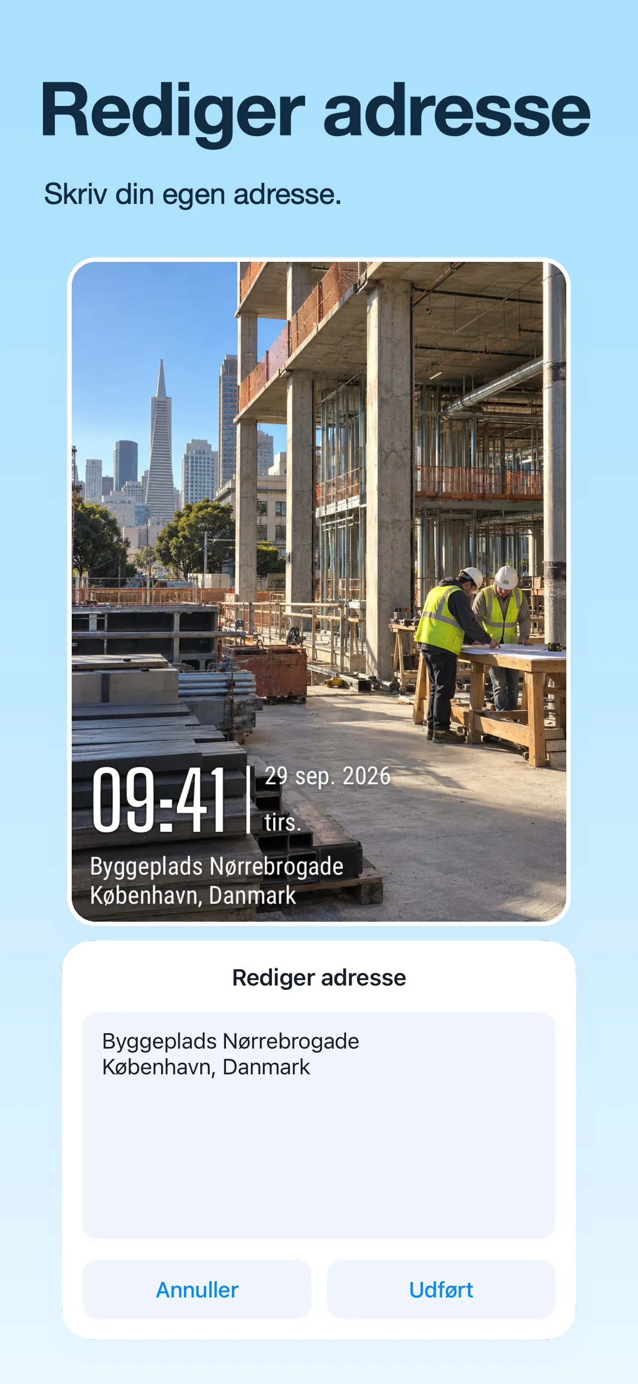 Lokaliseret TimeFix butik screenshot