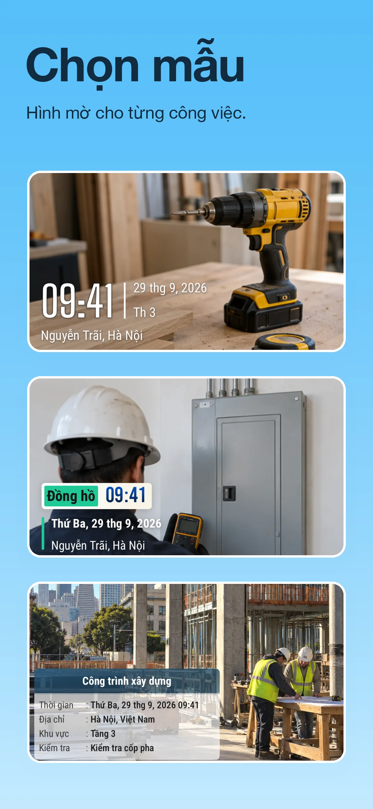 Ảnh giới thiệu TimeFix bằng tiếng Việt