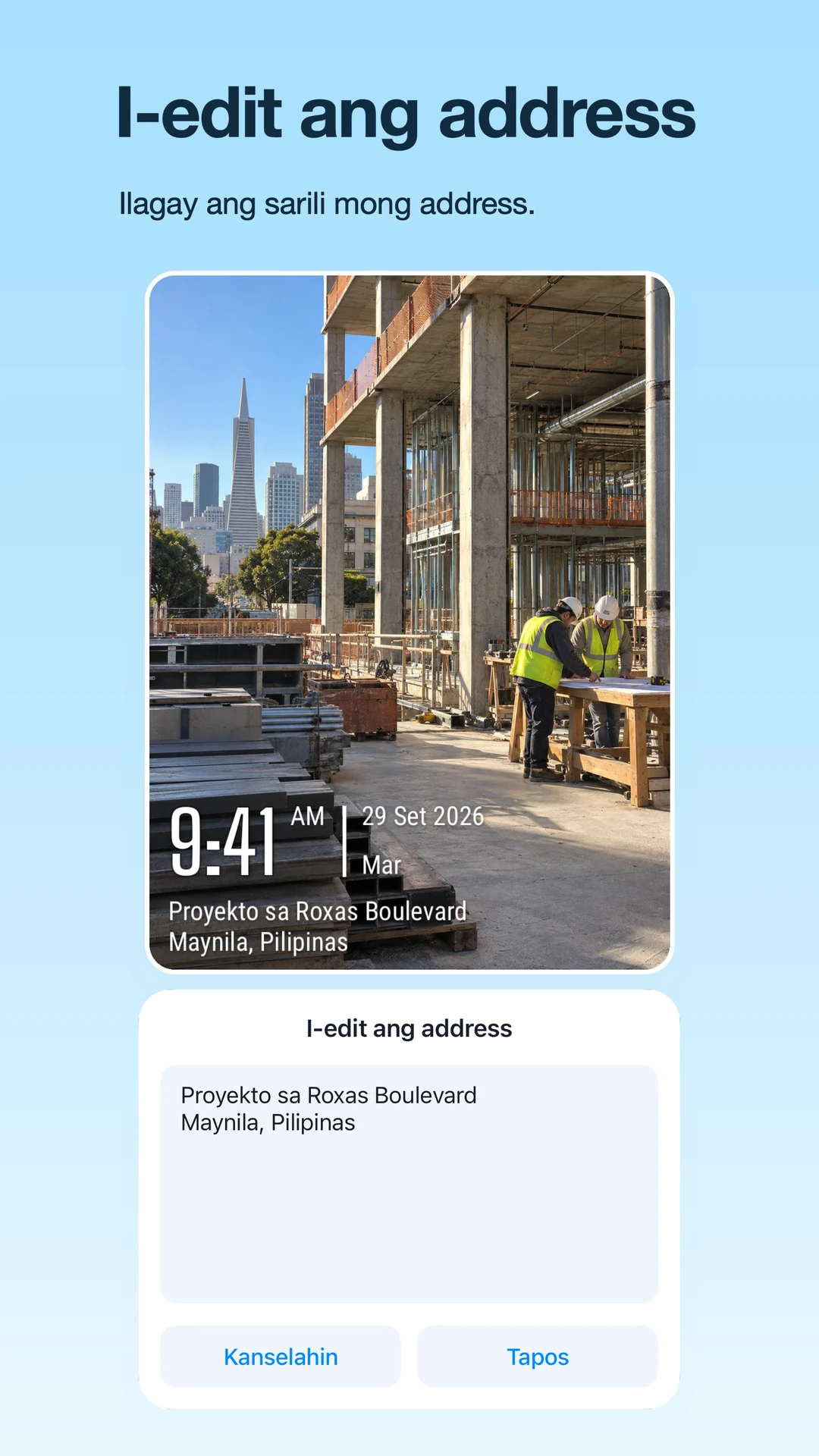 Na-localize ang screenshot ng tindahan ng TimeFix