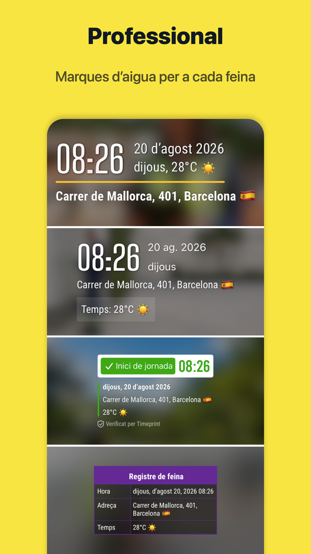 Timeprint · Google Play · 2