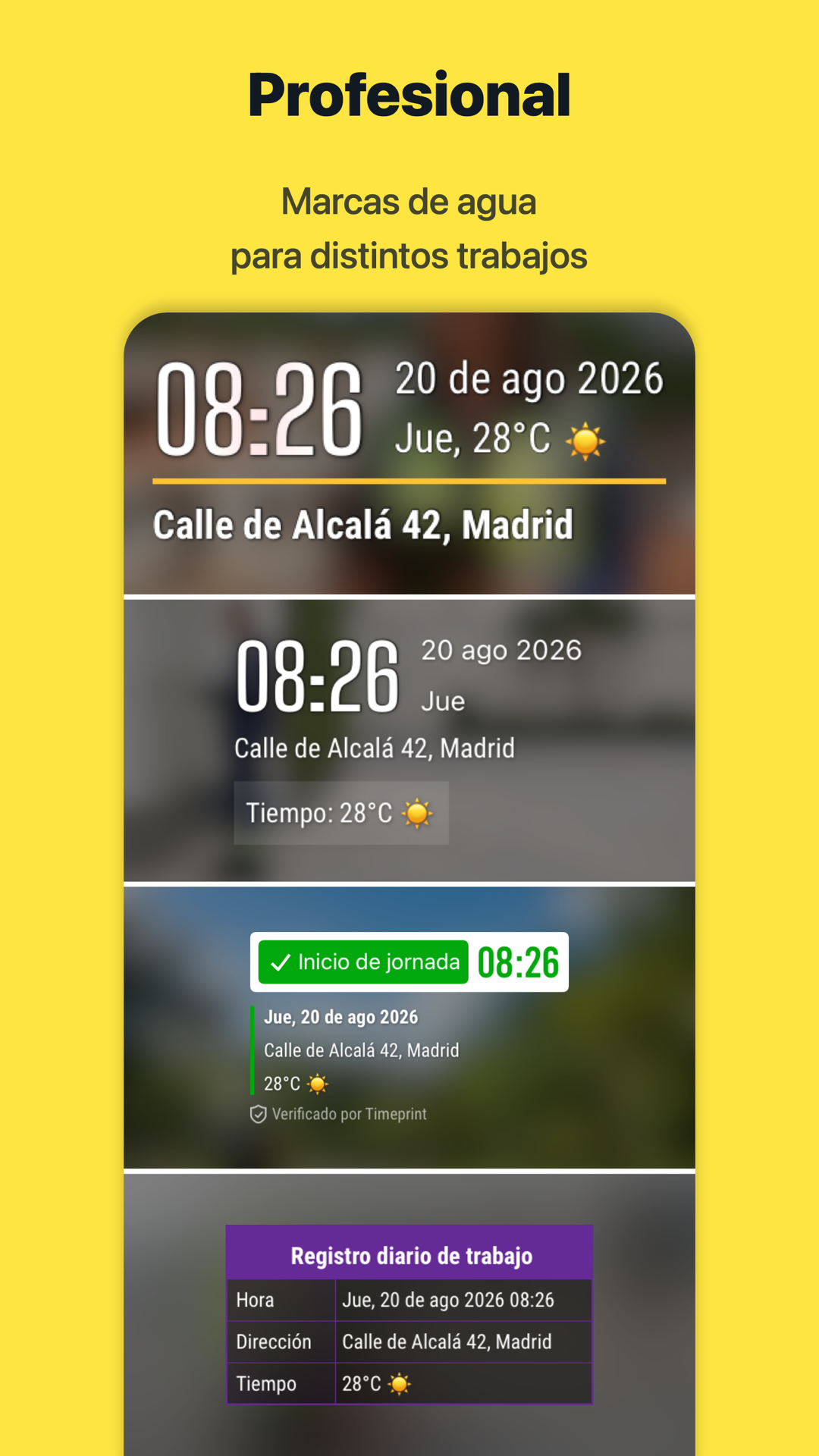 Timeprint · Google Play · 2