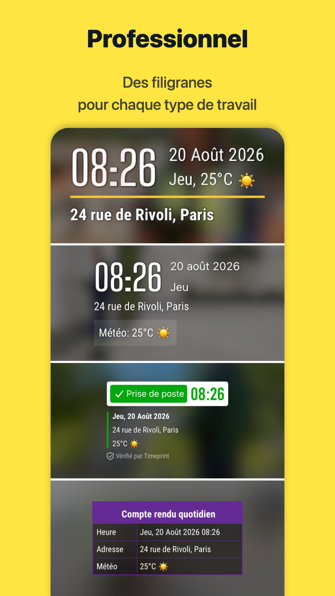 Timeprint · Google Play · 2