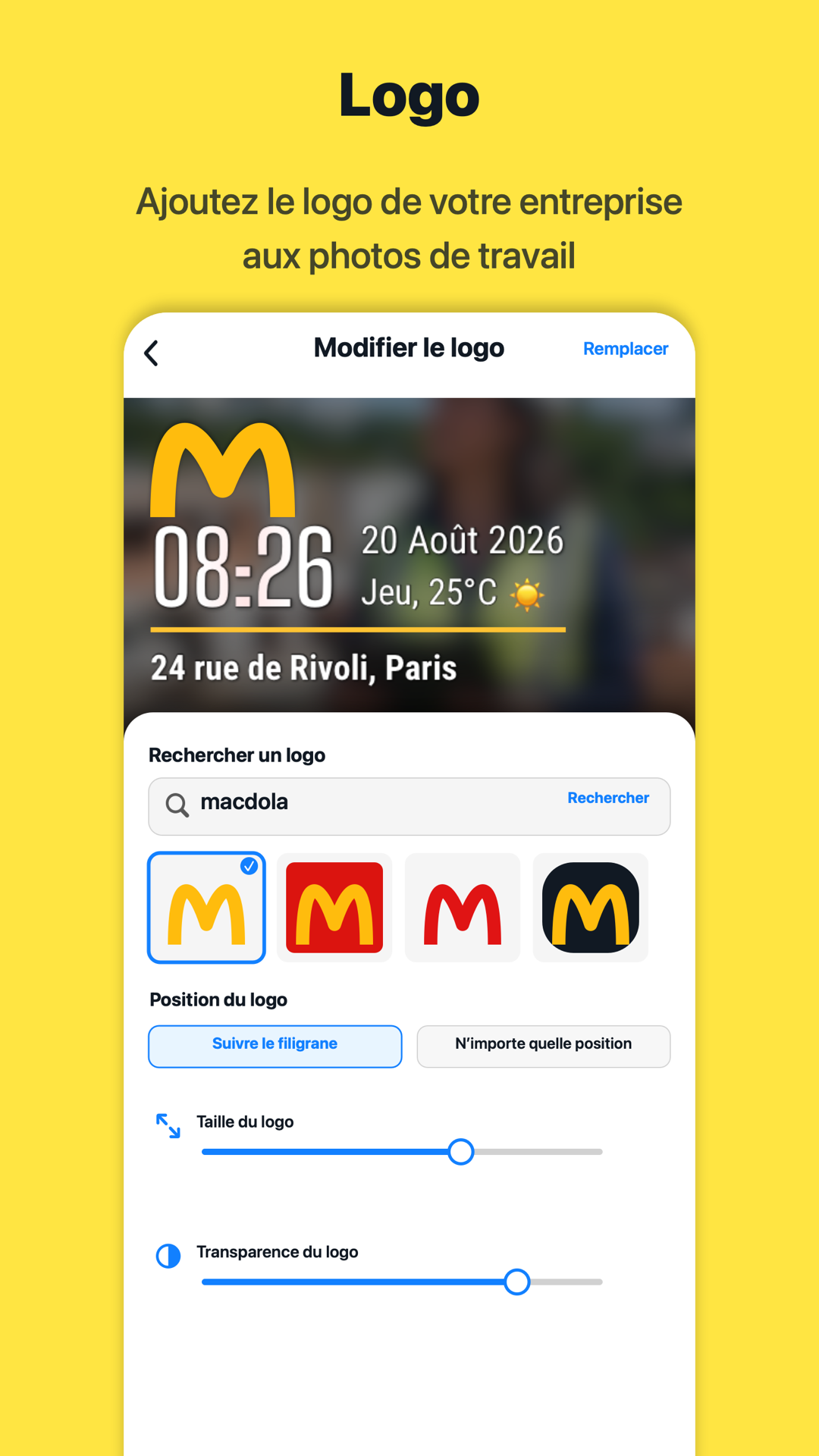 Timeprint · Google Play · 6