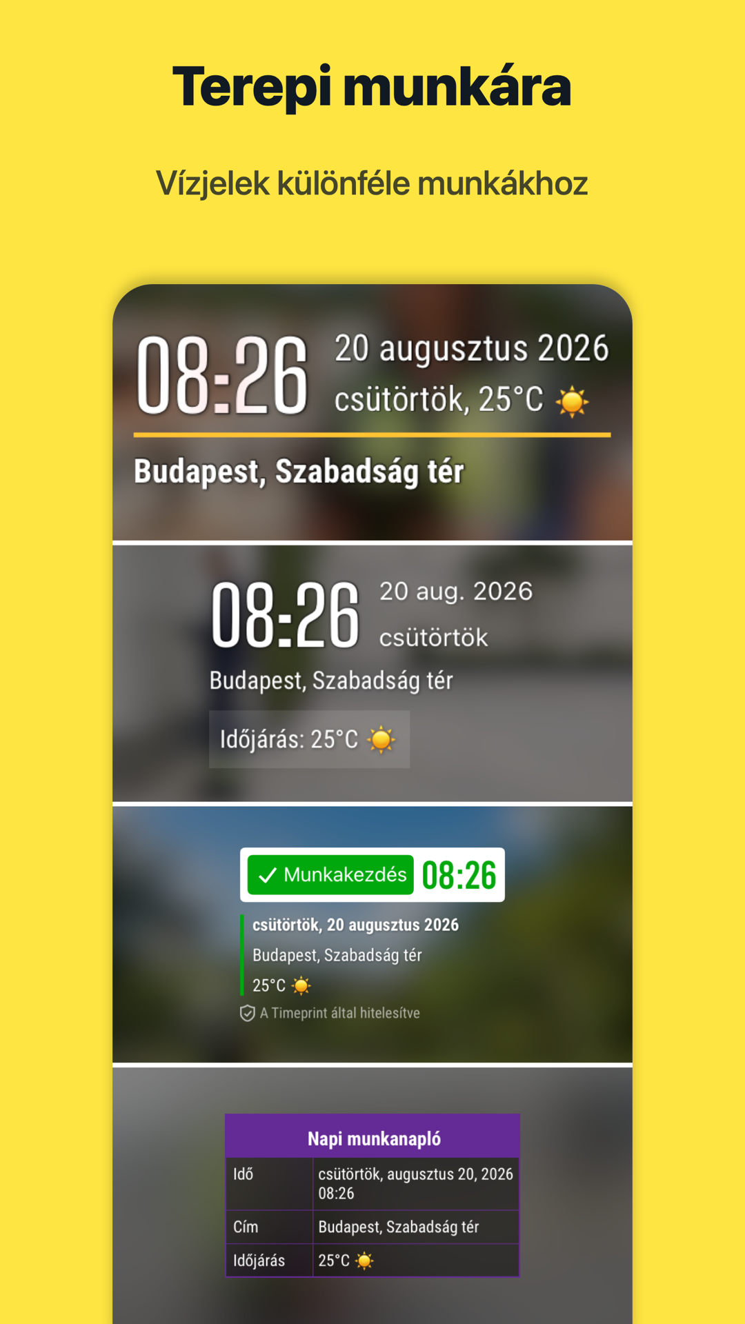 Timeprint · Google Play · 2