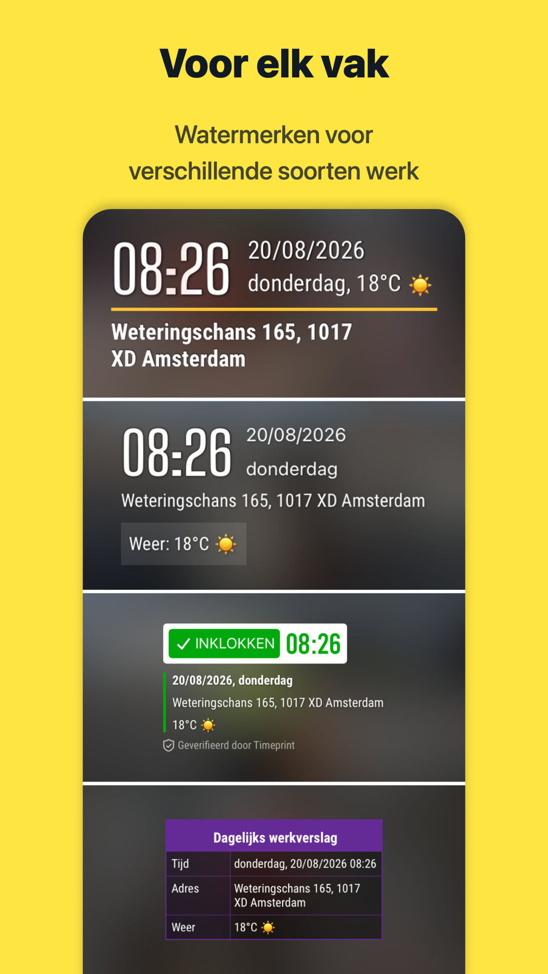 Timeprint · Google Play · 2