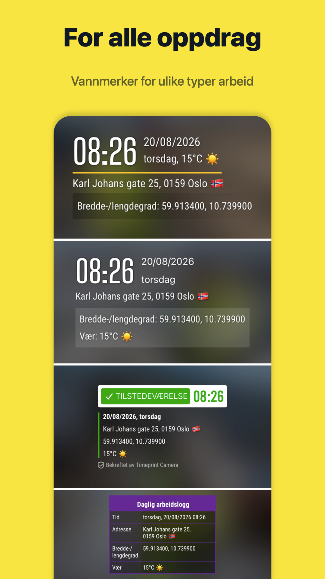Timeprint · Google Play · 2
