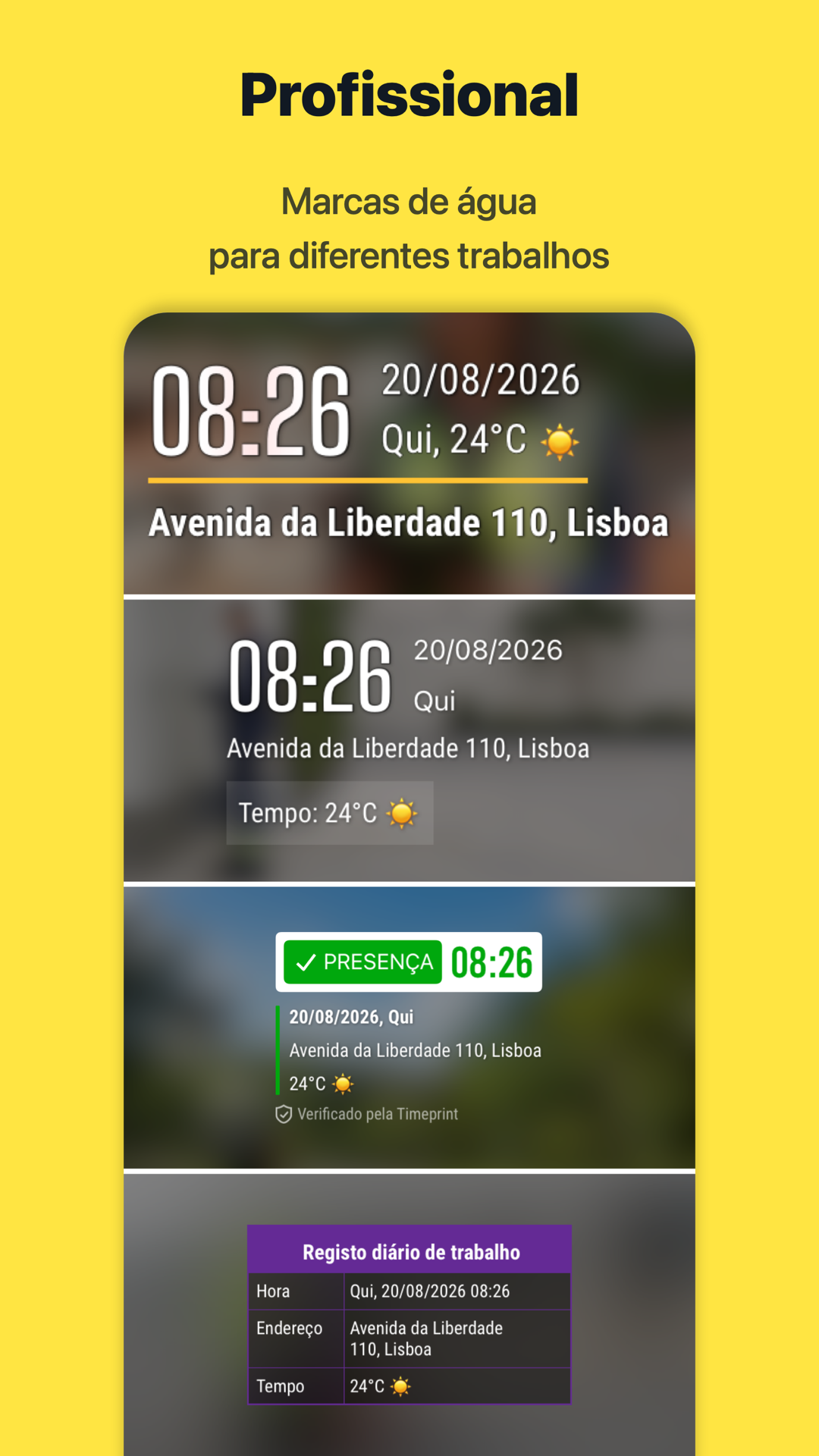Timeprint · Google Play · 2