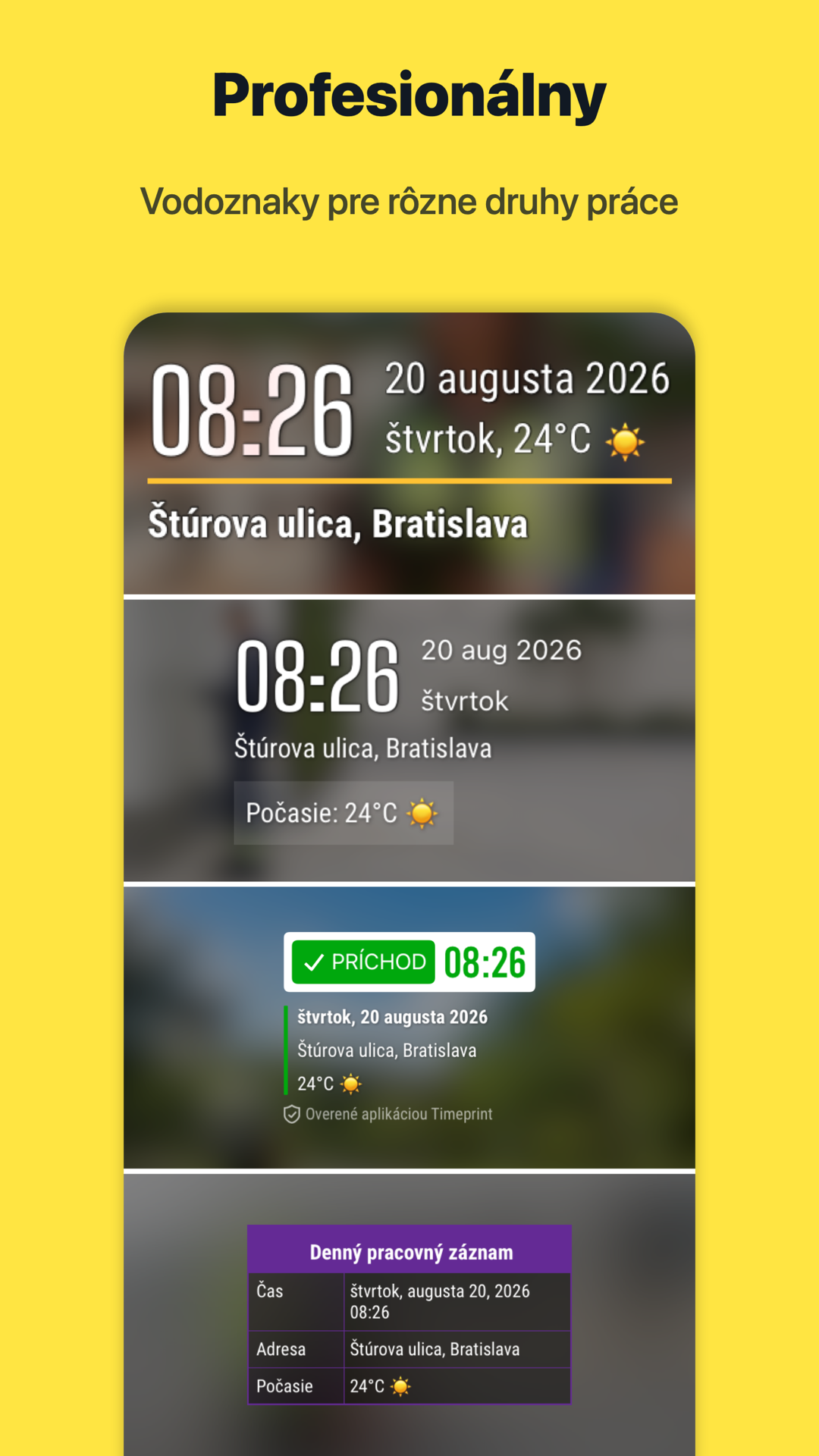Timeprint · Google Play · 2