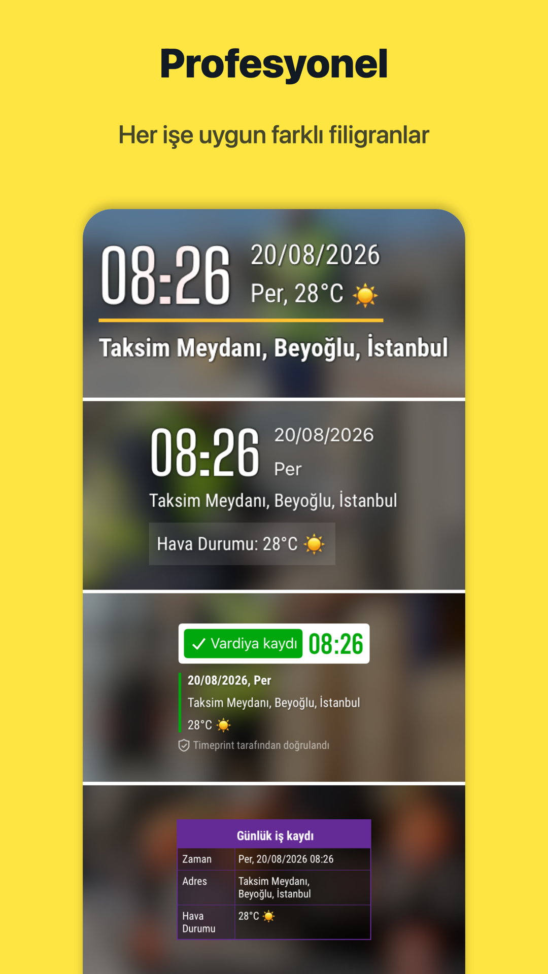 Timeprint · Google Play · 2